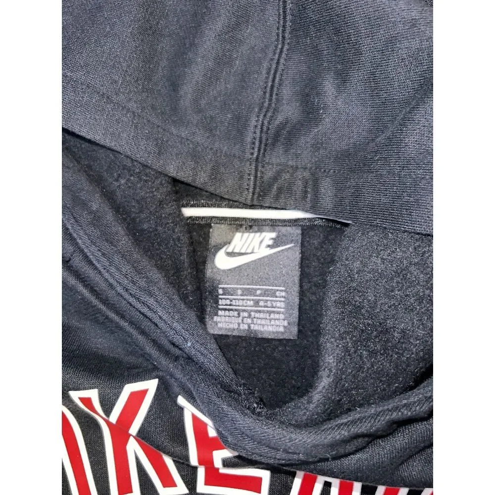 Nike Hoodie Hooded Sweatshirt Dri-fit Cotton Boys Sz 5 4/5‎ Lot Of 2